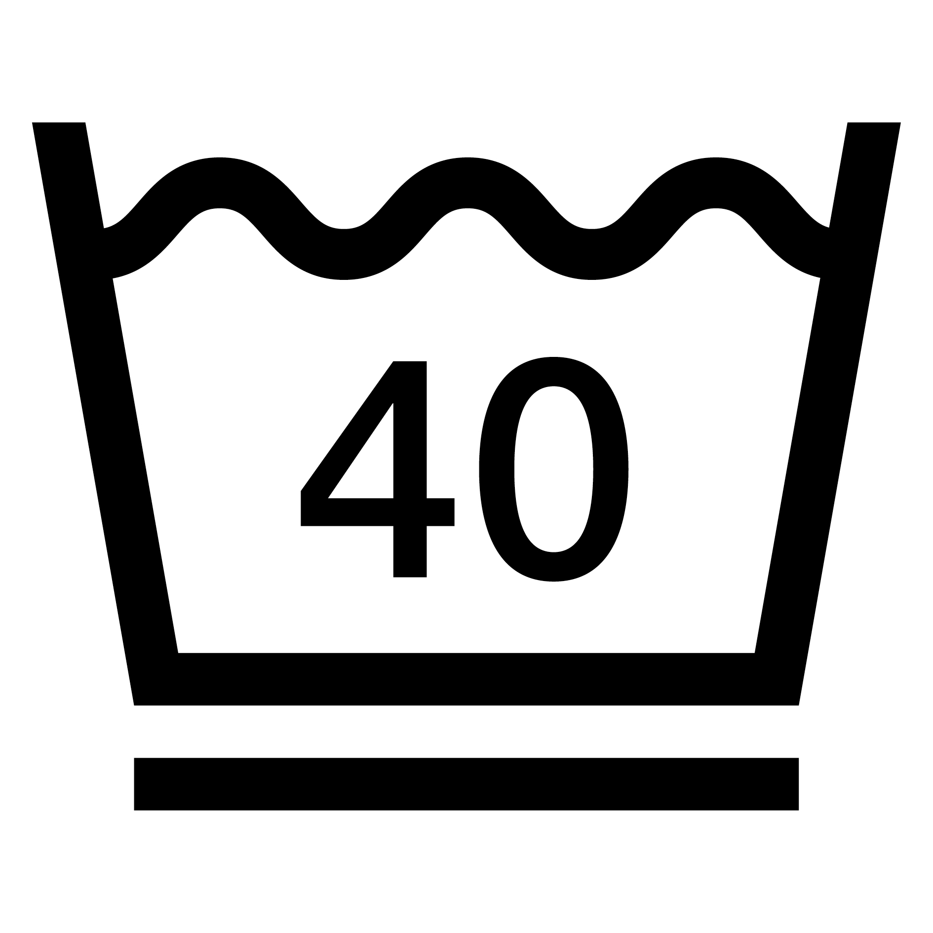 40° Waschen im Schonwaschgang